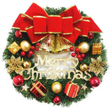 Darrahopens Occasions > Christmas Christmas Wreath Door Garland Decoration Front Door Hanging Flowers Tree D��cor(J1-2)