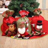 Darrahopens Occasions > Christmas New Christmas Large Jumbo Felt Santa Sack Children Xmas Gifts Candy Stocking Bag, Santa