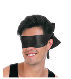 Darrahopens Occasions > Costumes Blindfold Eye Mask Sleep Adult Toy Fun Soft Role Play Satin Fun - Black