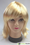 Darrahopens Occasions > Costumes Bob Wig Costume Short Straight Fringe Cosplay Party Full Hair Womens Fancy Dress - Blonde