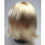 Darrahopens Occasions > Costumes Bob Wig Costume Short Straight Fringe Cosplay Party Full Hair Womens Fancy Dress - Blonde