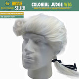 Darrahopens Occasions > Costumes Colonial Wig Judge White Costume Halloween Party Fancy Royal Lawyer Dress