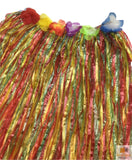 Darrahopens Occasions > Costumes HAWAIIAN HULA BRA & SKIRT SET Tropical Costume Dress Lei Grass Flower Party