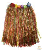 Darrahopens Occasions > Costumes HAWAIIAN HULA BRA & SKIRT SET Tropical Costume Dress Lei Grass Flower Party