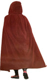 Darrahopens Occasions > Costumes Kids Cape Cloak Hooded Robe Halloween Vampire Witch Wizard 120cm Hood - Red