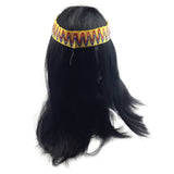 Darrahopens Occasions > Costumes Mens INDIAN WIG Native American Fancy Dress Party Costume Hair Headdress