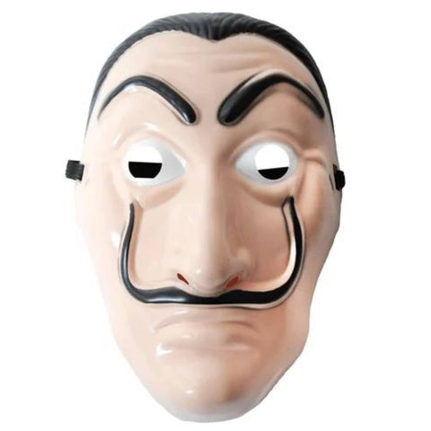 Darrahopens Occasions > Costumes Money Heist Plastic Mask Costume TV Series Fancy Dress Cosplay