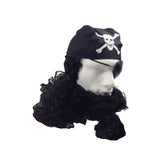 Darrahopens Occasions > Costumes PIRATE WIG Costume Fancy Dress Caribbean with Bandana & Beard Party Eye Patch