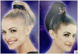 Darrahopens Occasions > Costumes PONYTAIL WIG Long Hair Cosplay Extension Hairpiece Straight Bun Costume Party - Black