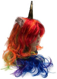 Darrahopens Occasions > Costumes UNICORN WIG Pony Cosplay Party Costume Hair Wavy Curly Rainbow