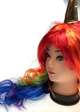 Darrahopens Occasions > Costumes UNICORN WIG Pony Cosplay Party Costume Hair Wavy Curly Rainbow