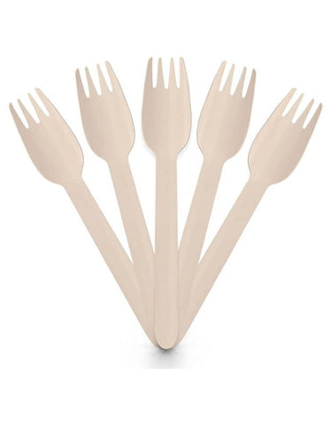 Darrahopens Occasions > Disposable Tableware Disposable Wooden Fork (2000 Pcs) Wholesale Natural Color