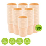 Darrahopens Occasions > Disposable Tableware Party Central 1000PCE 118ml Espresso Cups Disposable Recycable 5.5 x 5.5cm