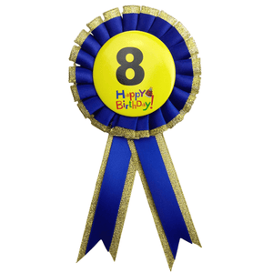 Darrahopens Occasions > Party Favours BIRTHDAY BADGE Party Favour Award Rosette Fancy Dress Girls Boys Childrens Kids -