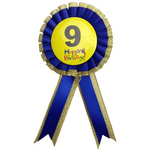 Darrahopens Occasions > Party Favours BIRTHDAY BADGE Party Favour Award Rosette Fancy Dress Girls Boys Childrens Kids -