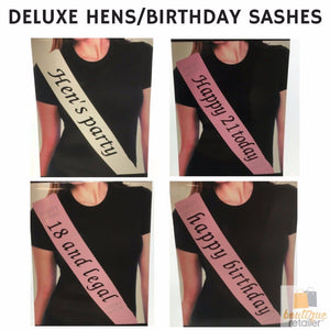 Darrahopens Occasions > Wedding Accessories Hen's Night Bridal Sash Bride Happy Birthday 18th 21st Party Night Girls