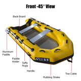 Darrahopens Outdoor > Boating 2.3m Inflatable Dinghy Boat Tender Pontoon Rescue- Yellow