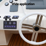 Darrahopens Outdoor > Boating Giantz 6 Gang 12V Switch Panel For Car Boat Marine USB ON-OFF LED Rocker Toggle