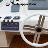 Darrahopens Outdoor > Boating Giantz 8 Gang 12V Switch Panel For Car Boat Marine USB ON-OFF LED Rocker Toggle