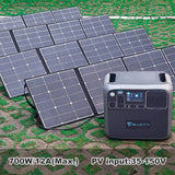 darrahopens Outdoor > Camping Bluetti Portable Power Station AC200P 2000WH 2000W Solar Genrator for Van Home Emergency Outdoor Camping Explore - Black