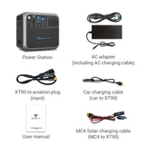 darrahopens Outdoor > Camping Bluetti Portable Power Station AC200P 2000WH 2000W Solar Genrator for Van Home Emergency Outdoor Camping Explore - Black