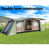 Darrahopens Outdoor > Camping Weisshorn Camping Tent 10 Person Instant Up Tents Outdoor Family Hiking 3 Rooms