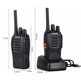 Darrahopens Outdoor > Others 2PCS Radios Walkie Talkie BF-888S UHF 400-470MHz 5W 16CH Portable Two-Way Radio
