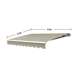 darrahopens Outdoor > Others 3.5x2.5m Automatic Outdoor Motorised Folding Arm Awning