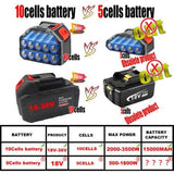 Darrahopens Outdoor > Power Supply 2x 7.0Ah 18V-36VF Li-ion Battery Makita Battery LXT BL1850 BL1860B BL1830 BL1815