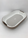 Darrahopens Pet Care > Cat Supplies Large Portable Cat Toilet Litter Box Tray with Scoop and Grid Tray Brown