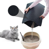 Darrahopens Pet Care > Cat Supplies YES4PETS 2 X Double Layer Cat Litter Tray Trap Mat Catch Cat Litter House Box Pad Toilet Mat