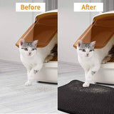 Darrahopens Pet Care > Cat Supplies YES4PETS 2 X Double Layer Cat Litter Tray Trap Mat Catch Cat Litter House Box Pad Toilet Mat