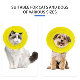 Darrahopens Pet Care > Cleaning & Maintenance Ondoing Pet Dog Cat Elizabethan Collar Adjustable Cone Mesh Recovery Multicolor