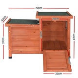 Darrahopens Pet Care > Coops & Hutches i.Pet Rabbit Hutch Outdoor Cat House Wooden Shelter Condo Small Enclosure Indoor