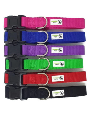 Darrahopens Pet Care > Dog Supplies 100% Pure Bamboo Fibre Dog Collar Plastic Buckle Large Black