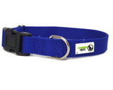 Darrahopens Pet Care > Dog Supplies 100% Pure Bamboo Fibre Dog Collar Plastic Buckle Medium Navy