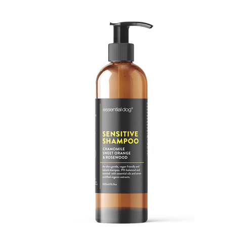 Darrahopens Pet Care > Dog Supplies 500ml Natural Sensitive Dog Shampoo (Chamomile, Sweet Orange & Rosewood)