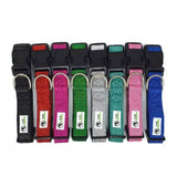 Darrahopens Pet Care > Dog Supplies Bling Glitter Overlay Nylon Dog Collar Breakaway Buckle Medium Hot Pink