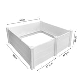 Darrahopens Pet Care > Dog Supplies Dog Whelping Box 0.95m x 0.95m x 0.48m - Puppy Birthing PVC Pen