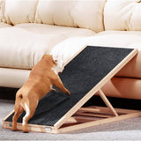 Darrahopens Pet Care > Dog Supplies i.Pet Dog Ramp Adjustable Height Steps For Bed Sofa Car Foldable Non-slip 100cm