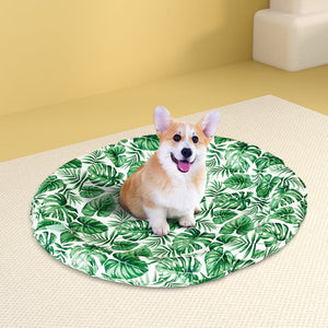 Darrahopens Pet Care > Dog Supplies i.Pet Pet Cooling Mat Gel Dog Cat Self-cool Puppy Large Round Bed Summer Cushion