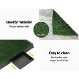 Darrahopens Pet Care > Dog Supplies i.Pet Pet Training Pad Dog Potty Toilet Large Loo Portable With Tray Grass Mat