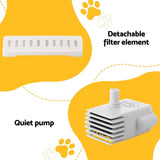 Darrahopens Pet Care > Dog Supplies i.Pet Pet Water Fountain Dispenser Filter Dog Cat Drinking Automatic Electric 2.2L