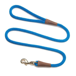 Darrahopens Pet Care > Dog Supplies Mendota Clip Leash Large - lengths 1/2in x 6ft(13mm x1.8m) Made in the USA - Blue