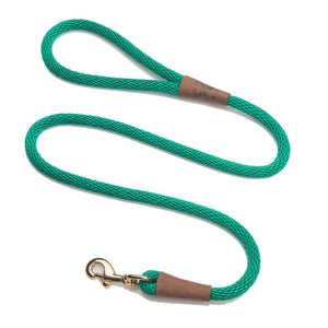 Darrahopens Pet Care > Dog Supplies Mendota Clip Leash Large - lengths 1/2in x 6ft(13mm x1.8m) Made in the USA - Kelly Green