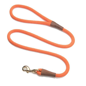 Darrahopens Pet Care > Dog Supplies Mendota Clip Leash Large - lengths 1/2in x 6ft(13mm x1.8m) Made in the USA - Orange