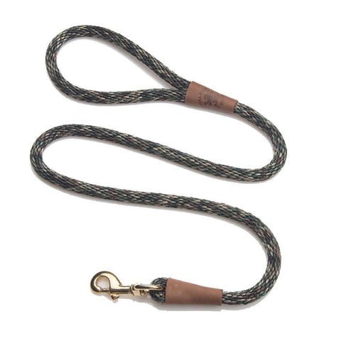 Darrahopens Pet Care > Dog Supplies Mendota Clip Leash Small - lengths 3/8in x 4ft(10mm x1.2m) Made in the USA - Camo