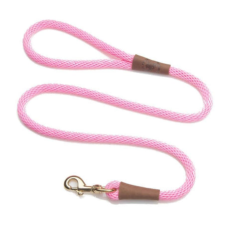 Darrahopens Pet Care > Dog Supplies Mendota Clip Leash Small - lengths 3/8in x 4ft(10mm x1.2m) Made in the USA - Hot Pink