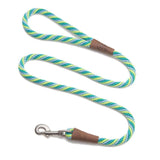 Darrahopens Pet Care > Dog Supplies Mendota Clip Leash Small - lengths 3/8in x 4ft(10mm x1.2m) Made in the USA - Twist - Seafoam