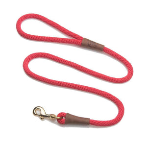 Darrahopens Pet Care > Dog Supplies Mendota Clip Leash Small - lengths 3/8in x 6ft(10mm x1.8m) Made in the USA - Red